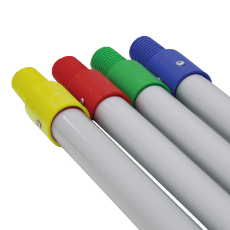  Gala Threaded Mop Handles co lour coded to avoid cross cont amination. 1.5m x 25mm