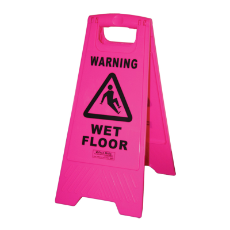 A Frame Sign Wet Floor PINK Gala