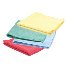  Gala Microfibre Cloths - avail able in 4 colours - minimum order 12 units.