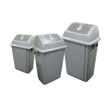  Swing Top Tidies - available i n 3 sizes. Supplied complete w ith Binch bag holder.