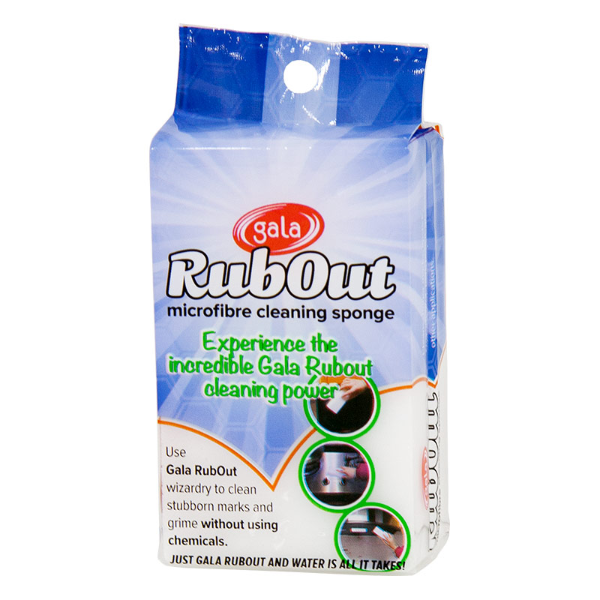 Gala RubOut Microfibre Sponge 100x60x40mm -Orders in multiples of 30